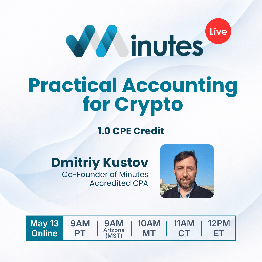 Minutes Live Webinar Poster